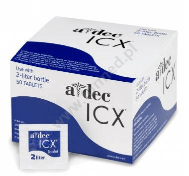 ICX Tabletki dezyfekująco-czyszczące tor wodny w unicie do butli 2L.